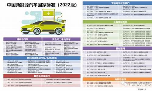 新能源汽车标准_新能源汽车标准体系